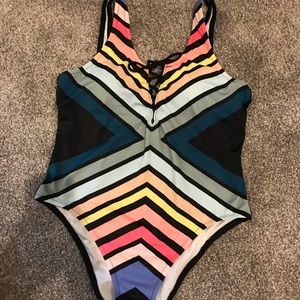 Pink One Piece Swimsuit